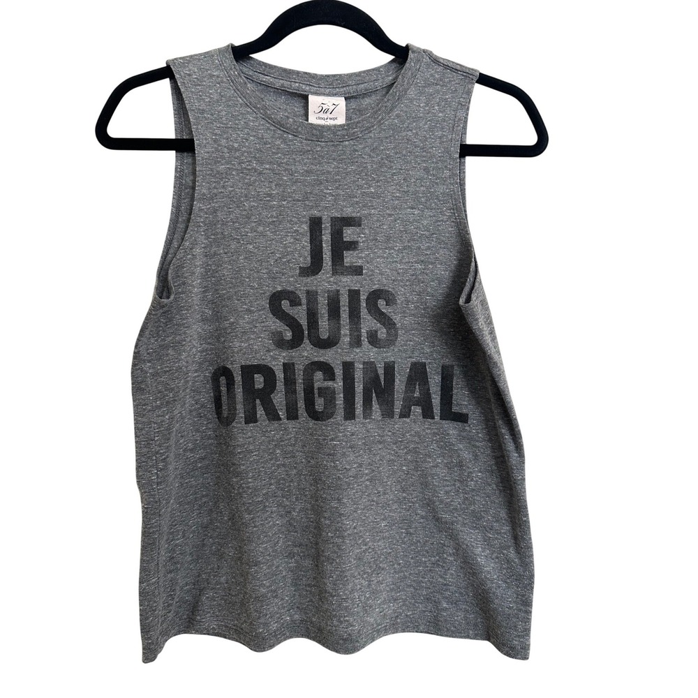 Cinq à Sept Tous Les Jours Je Suis Original Graphic‎ Muscle Tank XS